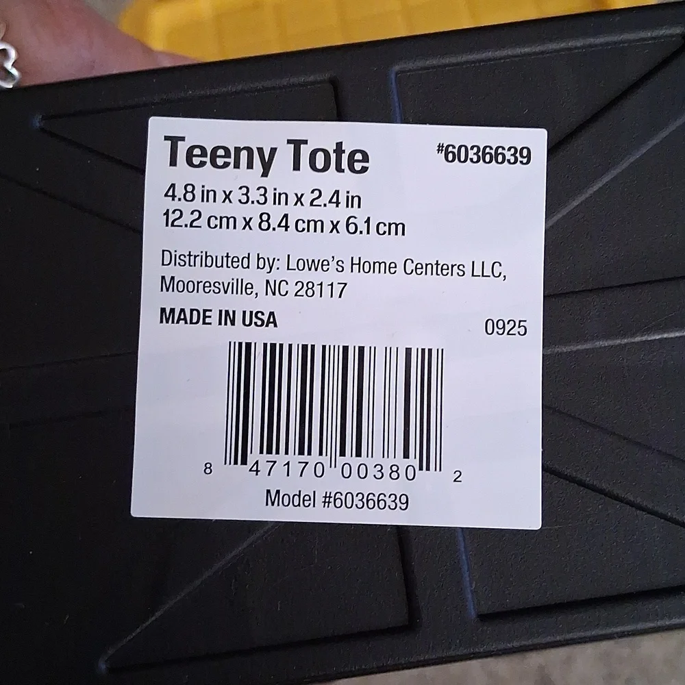 Lowes Teeny Tote Mini Storage Bins
